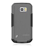 Body Glove Satin Case with Holster for Samsung Galaxy [S6 Active] - Retail Packaging - Black
