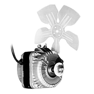 XJF Koelkastkoelmotor, vrieskoeler, universele koelkastkoelmotor zonder afdekking, 220 V condensatorventilator 60 W