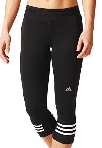 Adidas Response Womens ThreeQuarter Running Tights S Black-Shock Pink