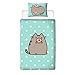 Pusheen Doughnut UK Single/US Twin Unfilled Duvet Cover and Pillowcase Set