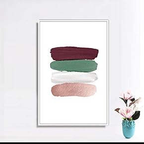 Framed for Living Room Bedroom Colorful Vase for