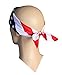 Costume Adventure Mens American Flag Bandana Headband USA Flag Bandana USA Apparel US Bandana - One Size