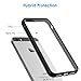 JETech Case for iPhone SE 2016 (Not for 2020), iPhone 5s and iPhone 5, Non-Yellowing Shockproof Phone Bumper Cover, Anti-Scratch Clear Back (Black)