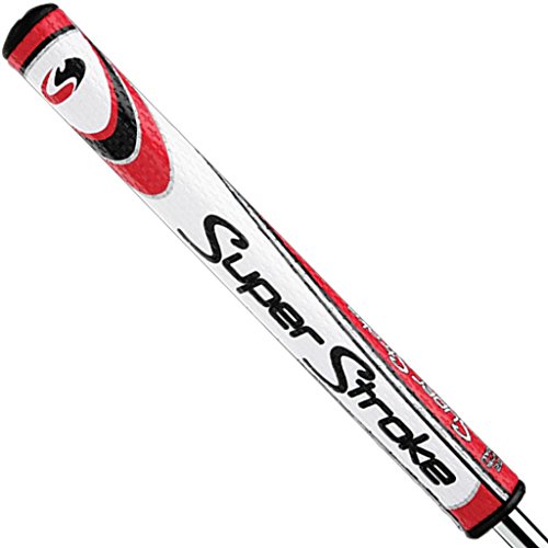 Super Stroke Mid Slim 2.0 Putter Grip, Oversized, Lightweight Golf Grip, Non-Slip, 10.50" L X 1.20" W, USGA Approved, Red - Thumbnail 2