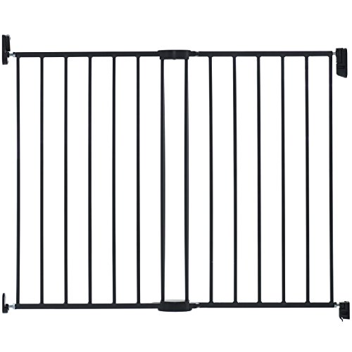 UPC 735282342066, Munchkin Push to Close Extending Baby Safety Gate, Dark Grey