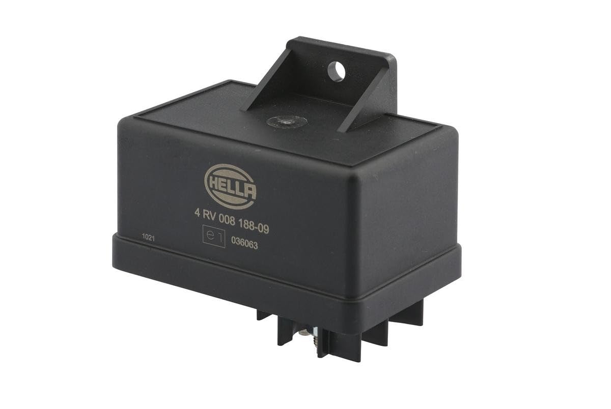 HELLA 4RV 008 188-091 Control Unit, glow plug system - 12V - 6-pin connector - Pre-Glow Time: 8sec. - without external temperature measurement