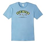 Mens Rick & Morty Lil' Bits Logo With Food Medium Baby Blue