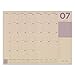 Kraft Color Themed Large Desk Pad Monthly 2019 - 2020 Calendar: July 2019 - June 2020 (Academic Year Desktop Calendar, Planning Blotter)
