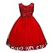 KISSOURBABY 1-10T Girls Elegant Ball Gown Lace Dress For Party