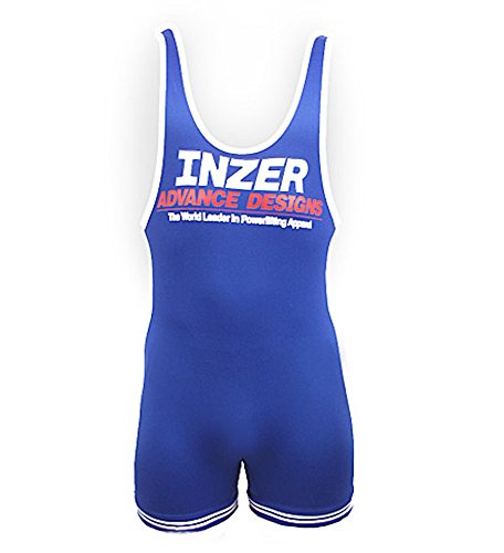 Inzer Powerlifting Singlet (Royal Blue, Small)