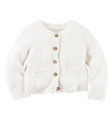Carter s baby girls layering 126g255, ivory, 3m