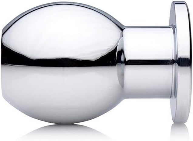 Small Abyss 1.5 Inch Hollow Anal Dilator, Grey - Image 4