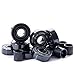 Heady Shake Pro Skateboard Bearings - Fastest Premium 608rs Titanium - Longboard, Skate Board, Kick Scooter, Inline and Roller Skates, 8-Pack