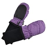 SnowStoppers Kid's Waterproof Stay On Winter Nylon Mittens Extra Small - No Thumbs