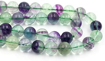 favoramulet Fluorite 8mm Round Loose Beads Strand for Jewelry Making 14"