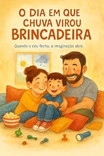 Livro O Dia em que a Chuva Virou Brincadeira: Quando o Céu fecha, a Imaginação Abre!