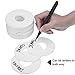 Blulu Clothing Rack Size Dividers Round Hangers Dividers 50 Pack with 1 Piece Marker Pen