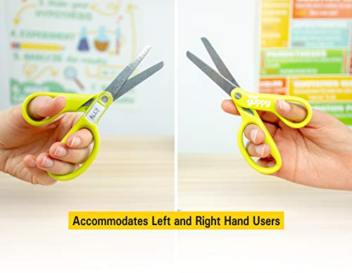 Stanley Guppy 5-Inch Blunt Tip Kids Scissors, Assorted Colors - Pack of 2 (SCI5BT-2PK)