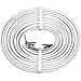 Permo 50 Feet White Telephone Extension Cord Cable Line Wire