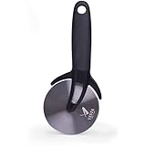 Premium Professional Pizza Cutter Wheel By VestaHomeStore - With Sharp Angled Stainless Steel Blade, Ergonomic Anti-Slip Handle &amp; Durable Blade Cover - Ideal For Pizza, Pies, Waffles and Dough Cookies