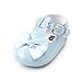 Sabe Infant Baby Girls Soft Sole Prewalker Crib Mary Jane Shoes Princess Light Shoes (6-12 Months Infant, A-Little Blue)