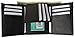 Mens Trifold Wallet Extra Capacity Inside Slots 2 ID Windows by Marshal ®