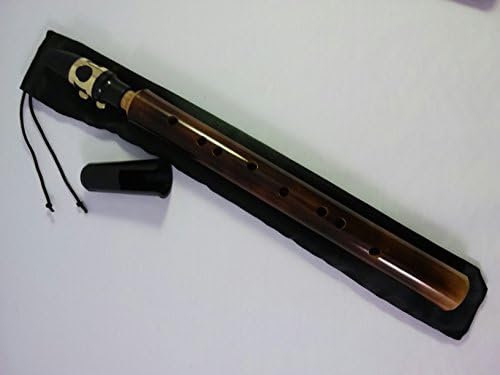 Natural Burn Bamboo Sax key Bb - with alto saxophone mouthpiece