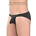 DAVID ARCHY Men's 4 Pack Micro Modal Underwear Low Rise Bikinis (M, Dark Gray)