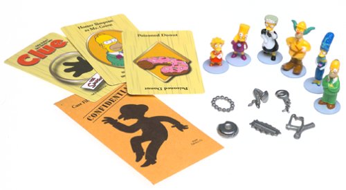 Simpsons Clue Detective Game