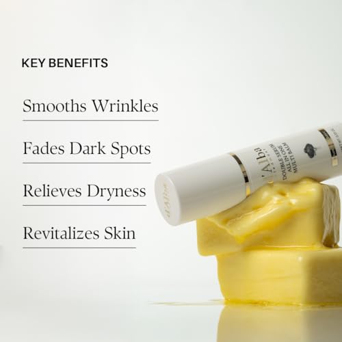 d'alba Piedmont Italian White Truffle Double Serum All-in-one Multi Balm, Stick Balm, Vegan Skin Care with Vitamin C and Vegan Collagen, 3-in-1 Anti Wrinkle, Eye Treatment, Dark Spot Remover