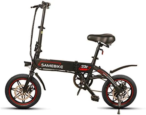 Samebike YINYU14 250W Folding Electric Bike 36V 8AH Lithium Battery Electric Bikes for Adults