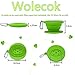 Wolecok Collapsible Pour Over Coffee Dripper,Silicone Reusable Cone Filter Holder for Camping Backpacking- For Home, Camping, Travel, Office（Dark Blue)