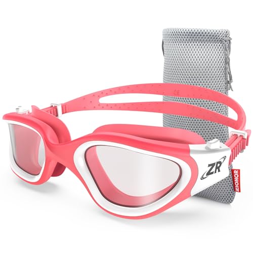ZIONOR G1 - Polarisierte Schwimmbrille für Unisex und Erwachsene und Damen, beschlagfrei, 100% UV-Schutzbrille