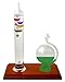 Ambient Weather WS-YG901 Galileo Thermometer and Glass Globe Fluid Barometer
