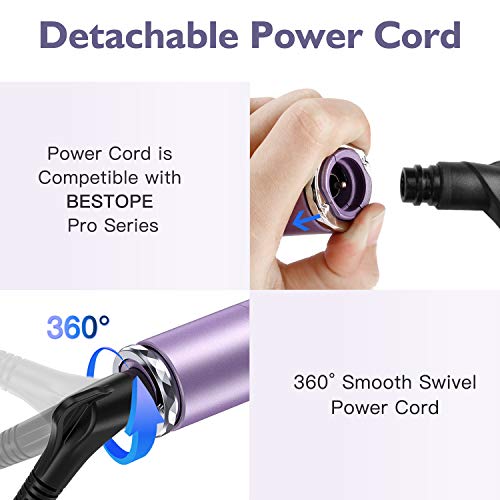 Curling Iron 5 in 1 BESTOPE Hair Curling Wand Set Hair Wand 0.5'' to 1.