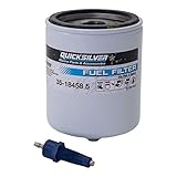 Quicksilver 18458Q4 Water Separating Fuel Filter Kit with Blue Water Warning Sensor