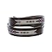 Mens Genuine Leather Ranger Belt with Southwestern Woven Diamond Pattern Accent