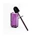 JustNile Luxurious Hideaway Toilet Bowl Brush & Holder;, Decorative Caddy & Perfect for Cleaning; Unique, Slim, Compact & Beautiful Design for Bathroom/Washroom - Purple Jewel