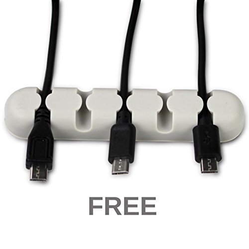 Bins & Things Cable Management Box and Power Strip Organizer | Entertainment Center, USB, Computer, Charging Cords | Compact, Discrete Safety … (Small)