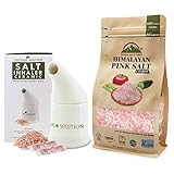 Himalayan Pink Salt Inhaler with Coarse Salt Bag