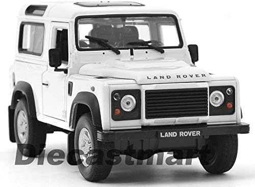 1:24 Land Rover Defender DIECAST Model CAR SUV White 22498 New