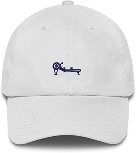 LiveRowing Rowing Machine Hat, Adjustable Stap (White)