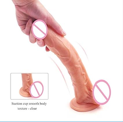 10 Zoll Silikon Abendessen riesige große Dildo Saugnapf echte weiche lange realistische Penis weiblichen Geschlechtsspielware