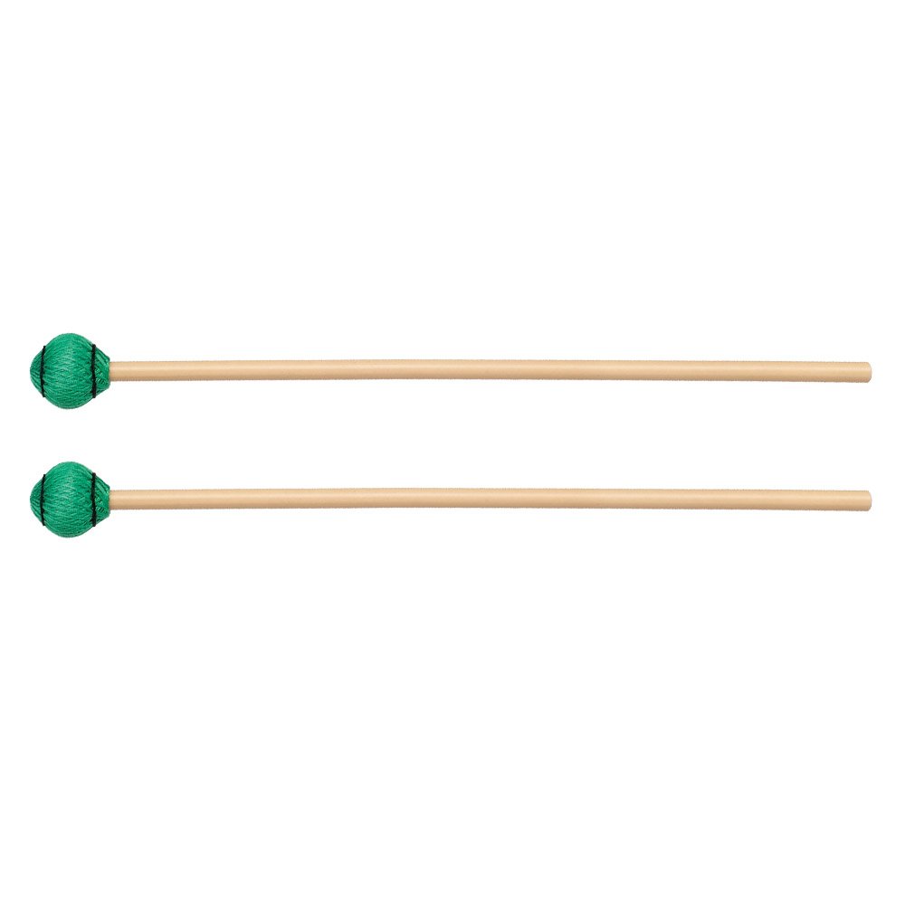 Vic FIrth - Signature Series Marimba Mallets - M32 - Terry Gibbs - Cord - Medium Hard - Green