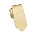 Hi-Tie Light Yellow Silk Tie for Men with Pocket Square and Cufflinks Set for Wedding
