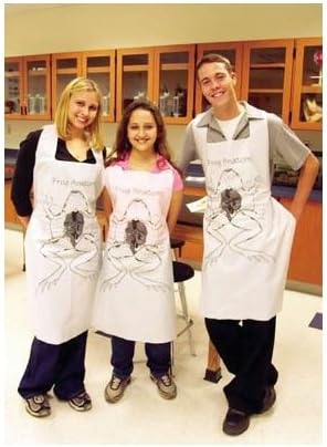 Disposable Frog Anatomy Dissection Aprons 44x28", Pack of 10