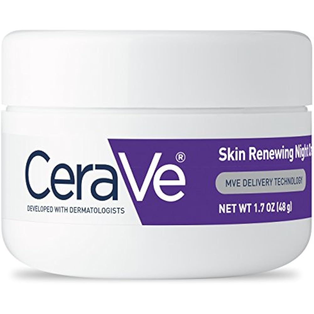 Night Cream For Face 1.7 Ounce Skin Renewing With Hyaluronic Acid