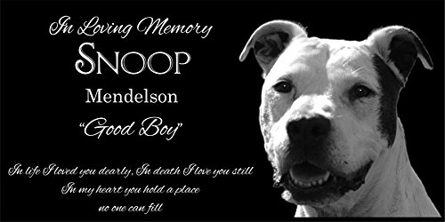 4 Personalised+Stone+Memorial+Granite+Retreiver