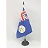 AZ FLAG Hong Kong Old Table Flag 5'' x 8'' - Former Hong Konger Desk Flag 21 x 14 cm - Black Plastic Stick and Base