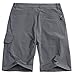 svacuam Men’s Knee Length Outdoor Sports Quick Dry Gym Running Shorts Zipper Pocketsthumb 1